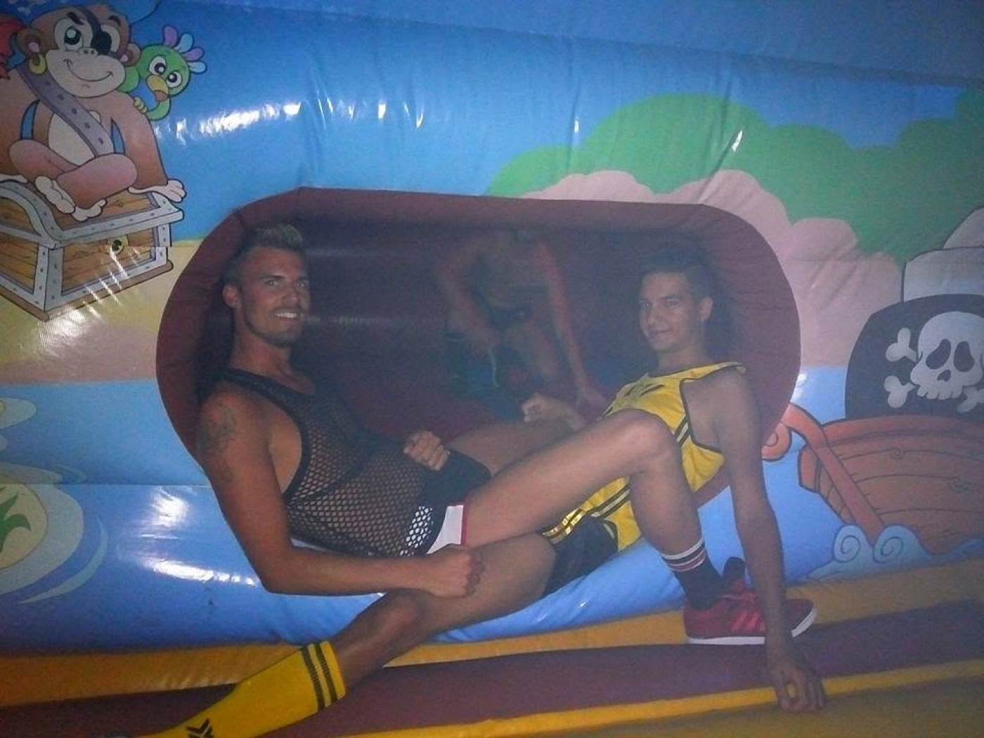 The bouncy castle